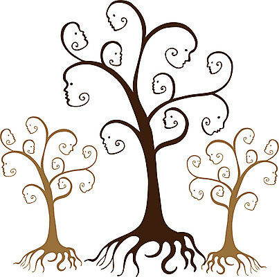 EPS 해외이미지 나무 전통 일러스트 가족 함께함 사랑 사람 성장 흰색 나뭇가지 역사 보호 연결 심볼 뿌리 고립 정중 해외202004 해외일러스트 식물 감정 컬러 컨셉 관계 파일형식 벡터 이미지허브