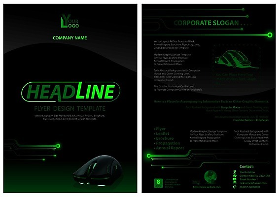 EPS 해외이미지 템플릿 디자인 리플렛 백그라운드 컨셉 일러스트 비즈니스 추상 기술 그래픽 초록색 검은색 어둠 정보 게임 발표 쥐 인쇄 레이아웃 문서 순환 전자 페이지 뉴스레터 마케팅 출판 하드웨어 해외202004 해외일러스트 컬러 무늬 모션 놀이 컴퓨터 설치류 파일형식 벡터 이미지허브