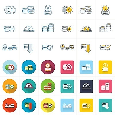 EPS 해외이미지 디자인 선 돈 일러스트 비즈니스 그래픽 금융 세트 세일 쌓기 달러 동전 검은색 저축 시장 플랫 주식 심볼 사인 무역 이익 가치 회계 기부 대출 관심 세금 센트 자금 해외202004 해외일러스트 산업 컬러 모션 경제 재산 파일형식 벡터 이미지허브