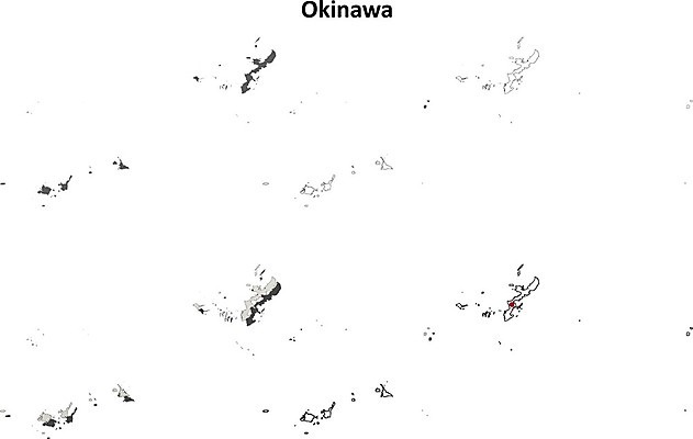 EPS 해외이미지 디자인 실루엣 섬 여행 백그라운드 지도 일러스트 세트 3D 일본 공백 경계선 윤곽 영토 지역 고립 디테일 해외202004 해외일러스트 아시아 선 촬영기법 디지털합성 경계 파일형식 벡터 이미지허브