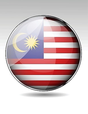 EPS 해외이미지 아시아 일러스트 빛 글로벌 흰색 깃발 원형 땅 심볼 사인 대륙 배지 광택 말레이시아 고립 지리 시리즈 해외202004 해외일러스트 도형 나라 컬러 파일형식 벡터 이미지허브