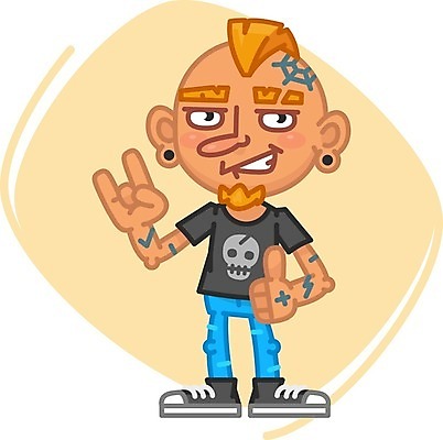 EPS 해외이미지 캐릭터 손 디자인 남자 셔츠 일러스트 수염 미술 미소 사람 그래픽 유행 귀걸이 청바지 최고 발표 괴짜 시원함 만화 문신 가득함 그림 클립 예술가 빨간머리 마스코트 해골모형 해외202004 해외일러스트 일러캐릭터 헤어스타일 컨셉 상의 장신구 바지 문화예술 표정 신체부위 모형 파일형식 벡터 이미지허브