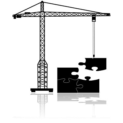 EPS 해외이미지 직업 조각 컨셉 일러스트 성공 아이디어 그래픽 반사 업무 퍼즐 심볼 기중기 사인 리프트 고정 무거움 해결 종료 마지막 해외202004 해외일러스트 작업 중장비 무게 파일형식 벡터 이미지허브