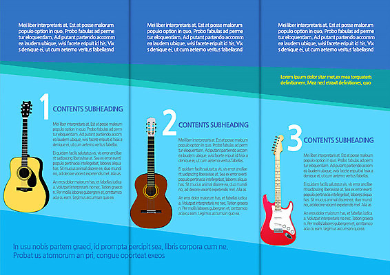 템플릿 편집 표지디자인 북디자인 출판디자인 내지 문화 예술 악기 음악 리플렛 백그라운드 북커버 3단접지 현악기 문화예술 팜플렛 사람없음 기타 클래식기타 통기타 일렉기타 이미지템플릿 AI파일 파일형식 벡터
