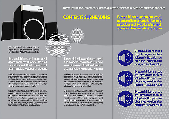 도형 템플릿 편집 표지디자인 북디자인 출판디자인 내지 음악 리플렛 음향기기 백그라운드 무늬 북커버 3단접지 팜플렛 사람없음 스피커 원형 이미지템플릿 AI파일 문화예술 전자제품 파일형식 벡터