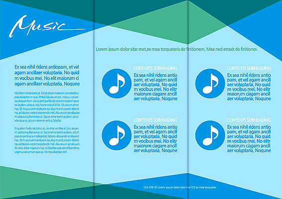 템플릿 편집 표지디자인 북디자인 출판디자인 내지 문화 예술 음악 리플렛 백그라운드 북커버 음표 3단접지 문화예술 팜플렛 사람없음 이미지템플릿 AI파일 기호 파일형식 벡터