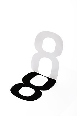 포토 JPG 스튜디오촬영 모양 종이 백그라운드 컨셉 실내 그림자 사람없음 숫자 모형 페이퍼아트 8 종이공예 종이팝업 팔 국내포토 문자 내부 신체부위 공예 파일형식