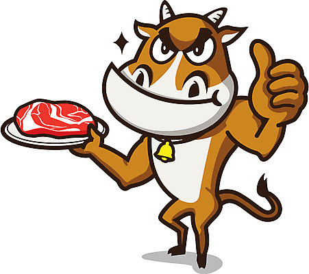 동물 캐릭터 접시 동물캐릭터 일러스트 홍보캐릭터 생고기 육류 들기 손짓 사람없음 요식업 식당 소고기 엄지손가락 종 최고 소 알림 음식점캐릭터 추천 한우 등급 일러캐릭터 AI파일 식기 산업 식재료 포유류 손가락 모션 상점 파일형식 벡터