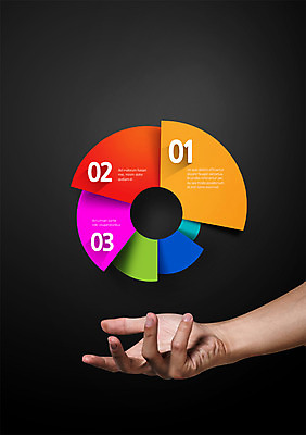 도형 PSD 편집 편집이미지 손 백그라운드 검은배경 그래프 한손 한명 사람 신체부위 숫자 자료 인포그래픽 합성 원그래프 이미지편집 문자 1 검은색 파일형식