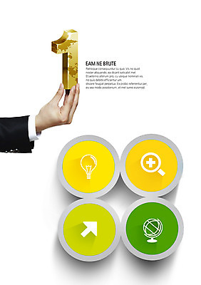 PSD 편집 편집이미지 1 손 화살표 백그라운드 전구 돋보기 한손 한명 들기 사람 신체부위 숫자 지구본 자료 인포그래픽 우승 합성 이미지편집 문자 모션 최고 파일형식