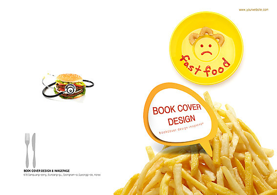 PSD 템플릿 편집 그릇 접시 표지디자인 북디자인 출판디자인 표지 음식 빵 백그라운드 포크 말풍선 북커버 청진기 패스트푸드 표정 팜플렛 사람없음 감자튀김 햄버거 나이프 케첩 비만 고칼로리 이미지템플릿 식기 의료기기 감자 튀김 소스_음식 칼 인스턴트 몸매 칼로리 파일형식
