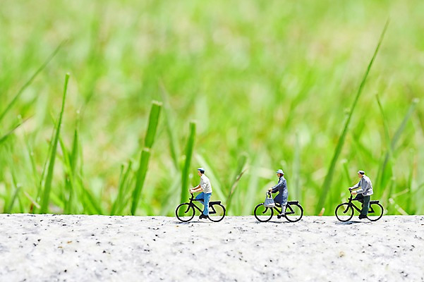 포토 JPG 주간 식물 길 인형 컬러 거리 사람없음 야외 아웃포커스 초록색 장난감 모형 자전거 미니어처 피규어 풀 오브젝트 국내포토 자연요소 촬영기법 바이크 파일형식