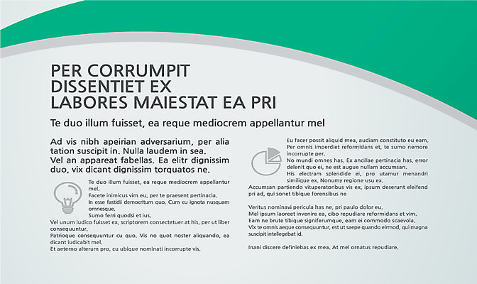 템플릿 내지 컬러 곡선 전구 텍스트 그래프 사람없음 초록색 프레젠테이션 문서템플릿 서식 레이아웃 문서 제안서 원그래프 이미지템플릿 AI파일 선 파일형식 벡터