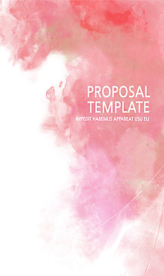 템플릿 표지 분홍색 컬러 텍스트 사람없음 프레젠테이션 문서템플릿 서식 레이아웃 문서 제안서 이미지템플릿 AI파일 파일형식 벡터