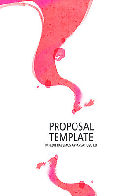 템플릿 표지 분홍색 컬러 텍스트 사람없음 프레젠테이션 문서템플릿 서식 레이아웃 문서 제안서 이미지템플릿 AI파일 파일형식 벡터