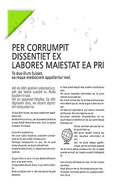 템플릿 내지 컬러 텍스트 사람없음 연두색 지구본 물방울 프레젠테이션 문서템플릿 서식 레이아웃 문서 제안서 이미지템플릿 AI파일 초록색 파일형식 벡터