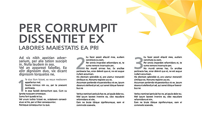 모양 템플릿 내지 컬러 무늬 텍스트 사람없음 숫자 노란색 삼각형 프레젠테이션 문서템플릿 서식 레이아웃 문서 제안서 이미지템플릿 AI파일 도형 문자 파일형식 벡터