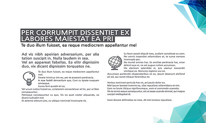 모양 템플릿 내지 컬러 하늘색 무늬 전구 텍스트 사람없음 지구본 삼각형 프레젠테이션 문서템플릿 서식 레이아웃 문서 제안서 이미지템플릿 AI파일 도형 파란색 파일형식 벡터