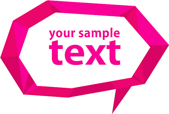 모양 배너 분홍색 컬러 백그라운드 말풍선 무늬 패턴 일러스트 텍스트 커뮤니케이션 안내 프레임 대화 틀 사람없음 삼각형 알림 국내일러스트 AI파일 도형 말하기 파일형식 벡터
