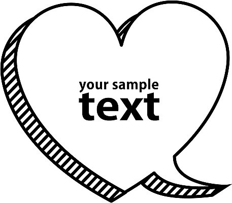 모양 배너 백그라운드 말풍선 일러스트 텍스트 커뮤니케이션 안내 프레임 대화 틀 사람없음 하트 알림 국내일러스트 AI파일 말하기 파일형식 벡터