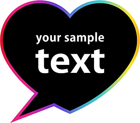 모양 배너 백그라운드 말풍선 일러스트 텍스트 커뮤니케이션 안내 프레임 대화 틀 사람없음 하트 알림 국내일러스트 AI파일 말하기 파일형식 벡터