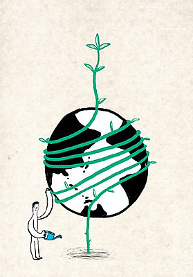 전신 PSD 식물 라이프스타일 남자 지구 컬러 백그라운드 잎 라인일러스트 일러스트 한명 서기 들기 사람 초록색 새싹 검은색 물뿌리개 풀 덩굴 원예 베이지색 남자만 남자한명만 국내일러스트 1 모션 취미 생활 파일형식