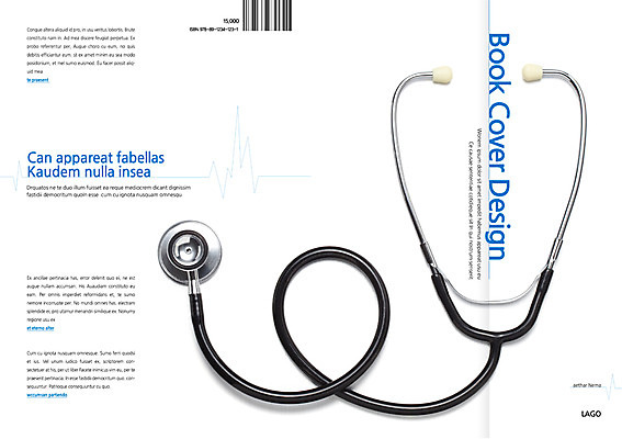 PSD 템플릿 편집 표지디자인 북디자인 출판디자인 표지 백그라운드 북커버 의학 청진기 그래프 팜플렛 사람없음 치료 의료용품 맥박 바코드 이미지템플릿 의료기기 파일형식