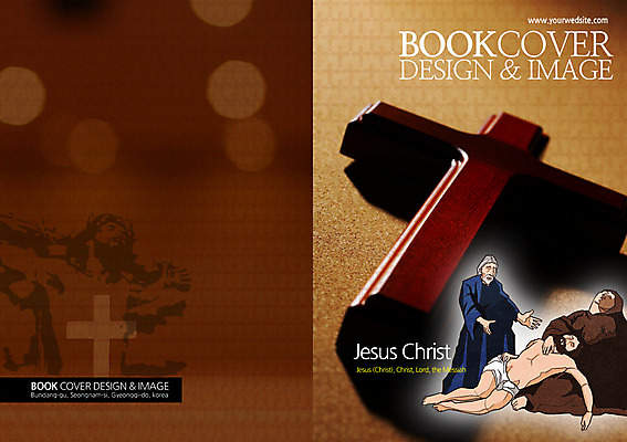 PSD 템플릿 편집 표지디자인 북디자인 출판디자인 표지 남자 기독교 종교 백그라운드 십자가 북커버 사람 팜플렛 성인 죽음 예수 괴로움 희생 못박힘 남자만 성인남자만 성인만 이미지템플릿 감정 신_종교 파일형식