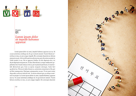 PSD 템플릿 편집 표지디자인 북디자인 출판디자인 내지 캠페인 백그라운드 북커버 팜플렛 사람없음 도장 모형 블록 피규어 공익캠페인 투표 선거 투표용지 이미지템플릿 미니어처 민주주의 파일형식