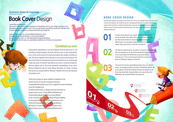 PSD 템플릿 편집 표지디자인 북디자인 알파벳 영어 출판디자인 여자 어린이교육 교육 남자 내지 어린이 백그라운드 북커버 사람 소녀 소년 팜플렛 한글 두명 연필 글자교육 언어교육 어린이만 이미지템플릿 문자 학용품 필기구 파일형식