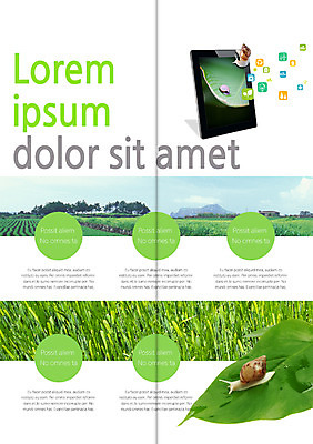 PSD 식물 동물 템플릿 편집 표지디자인 북디자인 출판디자인 내지 리플렛 캠페인 백그라운드 2단접지 북커버 자연 나뭇잎 팜플렛 초원 사람없음 태블릿 자연보호 그린캠페인 달팽이 이미지템플릿 잎 연체동물 전자제품 스마트기기 보호 생태계 파일형식