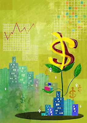 PSD 식물 건축물 백그라운드 일러스트 비즈니스 그래프 풍경 빌딩 사람없음 건물 금융 경제 달러 도시 화폐기호 풀 국내일러스트 기호 건축 돈 화폐 파일형식