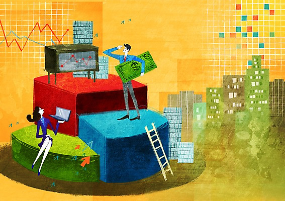 전신 PSD 건축물 여자 남자 백그라운드 지폐 돈 일러스트 비즈니스 사다리 그래프 서기 사람 앉기 풍경 정장 빌딩 성인 두명 건물 금융 경제 노트북 달러 스크린 도시 직장인 비즈니스맨 비즈니스우먼 화폐기호 성인만 국내일러스트 직업 기호 옷 건축 모션 전자제품 도구 재산 화폐 파일형식