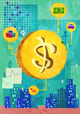 PSD 건축물 화살표 백그라운드 지폐 돈 일러스트 비즈니스 자동차 그래프 풍경 빌딩 사람없음 건물 금융 경제 달러 동전 도시 화폐기호 국내일러스트 기호 건축 육상교통 재산 화폐 파일형식