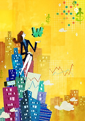 전신 PSD 구름 건축물 여자 백그라운드 일러스트 비즈니스 그래프 한명 사람 앉기 풍경 정장 빌딩 성인 건물 금융 경제 달러 도시 직장인 비즈니스우먼 원화 화폐기호 여자만 여자한명만 성인여자만 성인만 국내일러스트 자연요소 직업 1 기호 옷 건축 돈 모션 화폐 파일형식