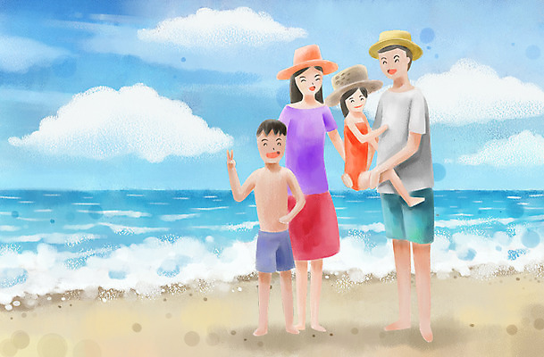 전신 PSD 구름 모자 계절 여자 남자 딸 아들 여유 어린이 파도 바다 백그라운드 일러스트 가족 하늘 엄마 휴가 휴식 서기 웃음 사람 소녀 소년 여러명 성인 해변 여름 여름휴가 바캉스 여름풍경 자유 아빠 국내일러스트 자연요소 잡화 감정 다수 컨셉 관계 모션 표정 풍경 파일형식 여름_계절
