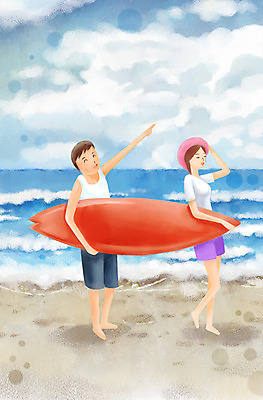 전신 PSD 구름 모자 커플 계절 여자 남자 여유 파도 바다 백그라운드 일러스트 하늘 휴가 휴식 서기 웃음 들기 사람 손짓 성인 해변 두명 여름 여름휴가 바캉스 모래사장 여름풍경 자유 가리킴 성인만 국내일러스트 자연요소 잡화 감정 컨셉 관계 모션 표정 풍경 파일형식 여름_계절