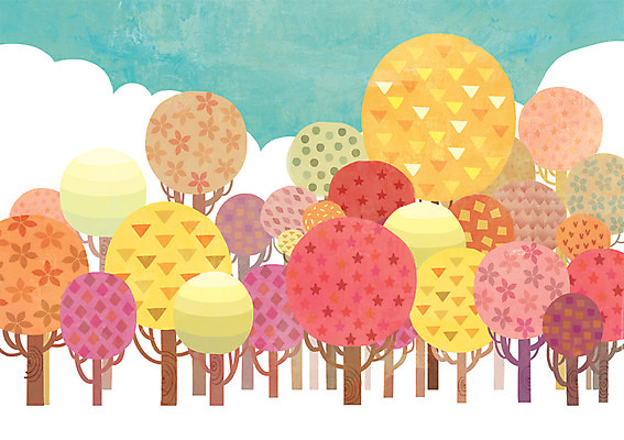 PSD 나무 식물 구름 계절 백그라운드 단풍 일러스트 자연 하늘 단풍나무 풍경 사람없음 가을풍경 가을 가을배경 국내일러스트 자연요소 잎 생태계 파일형식 가을_계절