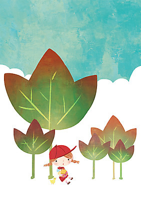 전신 PSD 구름 모자 계절 여자 어린이 컬러 잎 가방 일러스트 자연 하늘 나뭇잎 병아리 한명 사람 앉기 풍경 소녀 빨간색 초록색 가을풍경 가을 여자만 여자한명만 어린이만 소녀만 소녀한명만 국내일러스트 자연요소 식물 1 잡화 모션 조류 생태계 파일형식 가을_계절