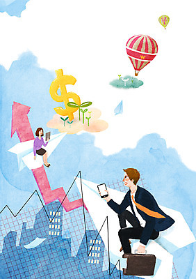 전신 PSD 구름 여자 남자 화살표 돈 가방 일러스트 비즈니스 들기 사람 앉기 정장 성인 두명 건물 금융 경제 새싹 달러 열기구 직장인 비즈니스맨 비즈니스우먼 화폐기호 종이비행기 성인만 국내일러스트 자연요소 식물 직업 건축물 기호 잡화 옷 항공교통 모션 재산 화폐 종이접기 파일형식