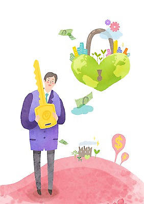 전신 PSD 식물 구름 남자 꽃 지폐 돈 일러스트 비즈니스 공장 열쇠 자물쇠 한명 서기 사람 정장 성인 건물 금융 경제 달러 직장인 비즈니스맨 화폐기호 엔 열쇠구멍 남자만 남자한명만 성인남자만 성인만 국내일러스트 자연요소 직업 1 건축물 기호 옷 공업 모션 재산 화폐 파일형식