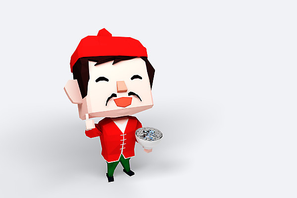 전신 PSD 편집이미지 직업 캐릭터 남자 음식 홍보캐릭터 3D캐릭터 한명 들기 사람 3D소스 3D 짜장면 전통의상 알림 음식점캐릭터 중국집 남자만 남자한명만 편집소스 편집3D 1 전통 모션 상점 중식 디지털합성 파일형식