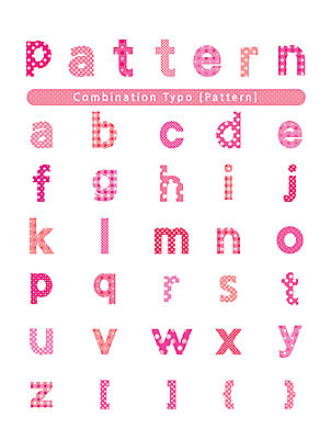 알파벳 영어 분홍색 컬러 일러스트 캘리그라피 타이포그라피 글자캘리그라피 사람없음 세트 선택 소문자 조합형타이포 국내일러스트 AI파일 문자 컨셉 파일형식 벡터