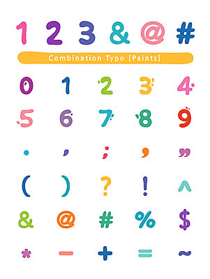 기호 일러스트 캘리그라피 타이포그라피 글자캘리그라피 사람없음 세트 컬러풀 숫자 달러 물음표 퍼센트 선택 느낌표 골뱅이기호 괄호 쉼표 조합형타이포 해시태그 국내일러스트 AI파일 문자 컬러 컨셉 돈 특수기호 특수문자 파일형식 벡터