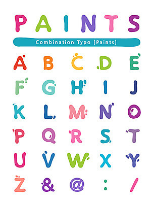 알파벳 영어 일러스트 캘리그라피 대문자 타이포그라피 글자캘리그라피 사람없음 세트 컬러풀 선택 조합형타이포 국내일러스트 AI파일 문자 컬러 컨셉 파일형식 벡터