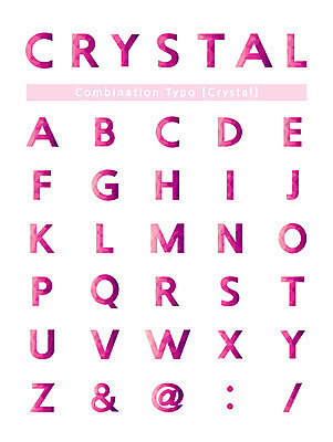 알파벳 영어 컬러 일러스트 캘리그라피 대문자 타이포그라피 글자캘리그라피 사람없음 세트 선택 자주색 조합형타이포 국내일러스트 AI파일 문자 컨셉 파일형식 벡터