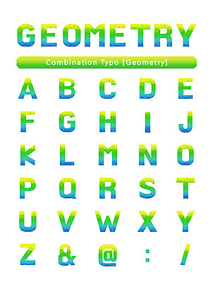 알파벳 영어 컬러 일러스트 캘리그라피 대문자 타이포그라피 글자캘리그라피 사람없음 초록색 세트 선택 조합형타이포 국내일러스트 AI파일 문자 컨셉 파일형식 벡터