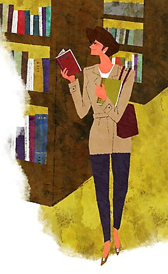 전신 PSD 라이프스타일 여자 교육 여유 일러스트 책장 한명 서기 들기 사람 성인 취미 책 독서 도서관 여자만 여자한명만 성인여자만 성인만 국내일러스트 1 감정 가구 모션 생활 파일형식