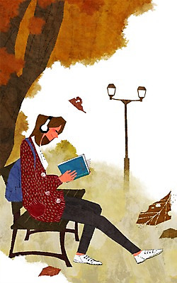 전신 PSD 나무 라이프스타일 공원 여자 교육 여유 낙엽 가로등 벤치 가방 일러스트 한명 들기 사람 앉기 성인 취미 책 독서 헤드셋 가을 여자만 여자한명만 성인여자만 성인만 국내일러스트 식물 1 잡화 계절 공공시설 감정 음향기기 잎 의자 모션 생활 헤드폰 파일형식