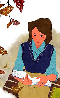 PSD 식물 라이프스타일 여자 교육 여유 낙엽 벤치 의자 일러스트 나뭇잎 한명 사람 상반신 성인 취미 책 독서 가을 여자만 여자한명만 성인여자만 성인만 국내일러스트 1 계절 감정 가구 잎 생활 파일형식